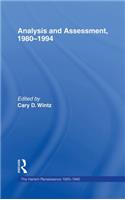 Analysis and Assessment, 1980-1994