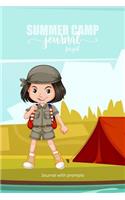 SUMMER CAMP Journal for Girl Journal with prompts