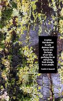 A Nation That Destroys Its Soils Destroys Itself. Forests Are the Lungs of Our Land, Purifying the Air and Giving Fresh Strength to Our People. Franklin D. Roosevelt