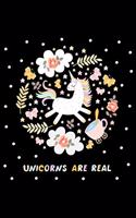 Unicorns Are Real: Unicorn Notebook (Composition Book Journal) (6 X 9 Large)