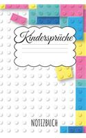 Kindersprüche Notizbuch