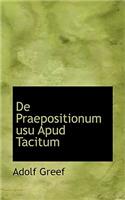 de Praepositionum Usu Apud Tacitum