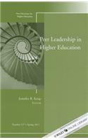 Peer Leadership in Higher Education