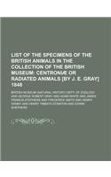 List of the Specimens of the British Animals in the Collection of the British Museum: (English)