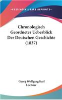 Chronologisch Geordneter Ueberblick Der Deutschen Geschichte (1837)