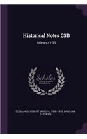 Historical Notes CSB