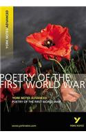 Poetry of the First World War (York Notes Advanced) English Literature Study Guide - for 2026, 2027 exams