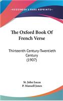 The Oxford Book of French Verse