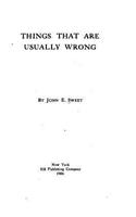 Things That Are Usually Wrong