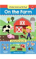On the Farm: Interactive Fun with Fold-Out Play Scene, Reusable Stickers, and Punch-Out, Stand-Up Figures!