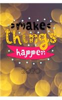 Make things happen 2020: Your personal organizer 2020 with cool pages of life - personal organizer 2020 - weekly and monthly calendar for 2020 in handy pocket size 6x9" with