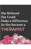 She Believed She Could Make a Difference So She Became a Therapist