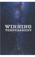 Winning Temperament - Funny Donald Trump Quote Journal