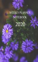 Weekly Planner Notebook: 2020 Year At A Glance Calendar and Organizer