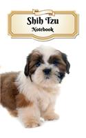 Shih Tzu Notebook: Puppy - Composition Book 150 pages 6 x 9 in. - College Ruled - Writing Notebook - Lined Paper - Soft Cover - Plain Journal