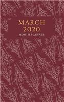 March 2020 Month Planner