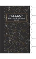 Hexagon Graph Paper Notebook: 1 Inch (1) Hexagonal Graph Paper (Large Print 8.5x11) - 108 Pages Organic Chemistry Notebook: Hexagon Notebook(3 Hexagon Graph Paper Notebook)