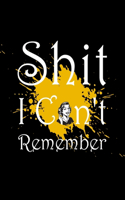 Shit I Can't Remember