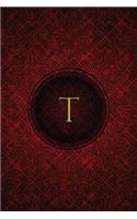Monogram "T" Any Day Planner Notebook
