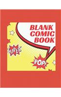 Blank Comic Book Notebook