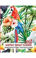 2018 Monthly Budget Planner
