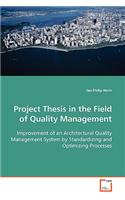 Project Thesis in the Field of Quality Management