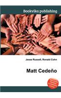 Matt Cedeno: (English)