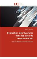 �valuation Des Fluorures Dans Les Eaux de Consommation