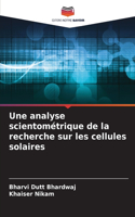 analyse scientométrique de la recherche sur les cellules solaires