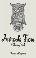 Animals Time - Coloring Book - Relaxing and Inspiration