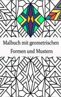 Malbuch mit geometrischen Formen und Mustern