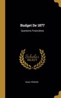 Budget De 1877