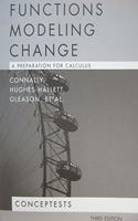 ConcepTests to accompany Functions Modeling Change: A Preparation for Calculus, 3e: A Preparation for Calculus ConcepTests