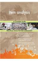 Item analysis A Complete Guide