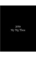 2019 My Big Plans: Line Notebook Handwriting Practice Paper Workbook
