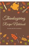 Thanksgiving Recipe Notebook