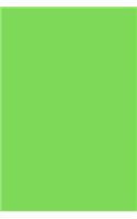 Simple Green Color Notebook