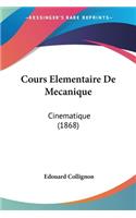 Cours Elementaire De Mecanique