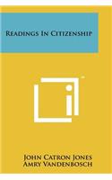 Readings in Citizenship