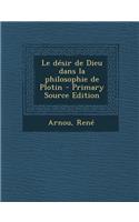 désir de Dieu dans la philosophie de Plotin