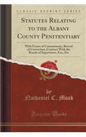 Statutes Relating to the Albany County Penitentiary: With Forms of Commitment, Record of Conviction, Contract With the Boards of Supervisors, Etc;, Etc (Classic Reprint)