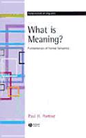 What is Meaning?