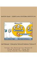 Lab Manual - Enterprise Network Solution Volume II: Setup An Enterprise Network From Scratch - Step By Step Guide For Dummy