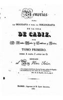 Memorias para la biografia y para la bibliografia de la isla de Cadiz