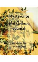 My Favorite Herb Gardening Journal