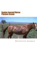 Equine Journal Horse Pasture Scene