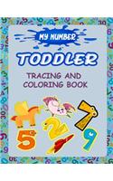 My Number Toddler Tracing And Coloring Book