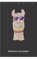 Cool llama Monthly Planner