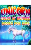 Unicorn Color By Number Books For Kids