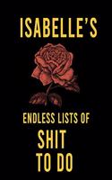 Isabelle's Endless Lists of Shit to do